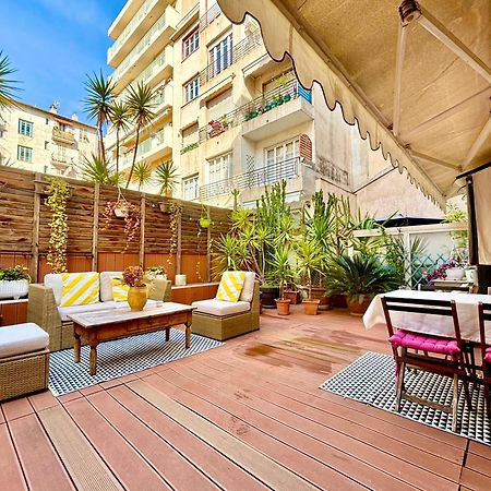 Appartamento Large Magnificent Terrace Nizza Esterno foto